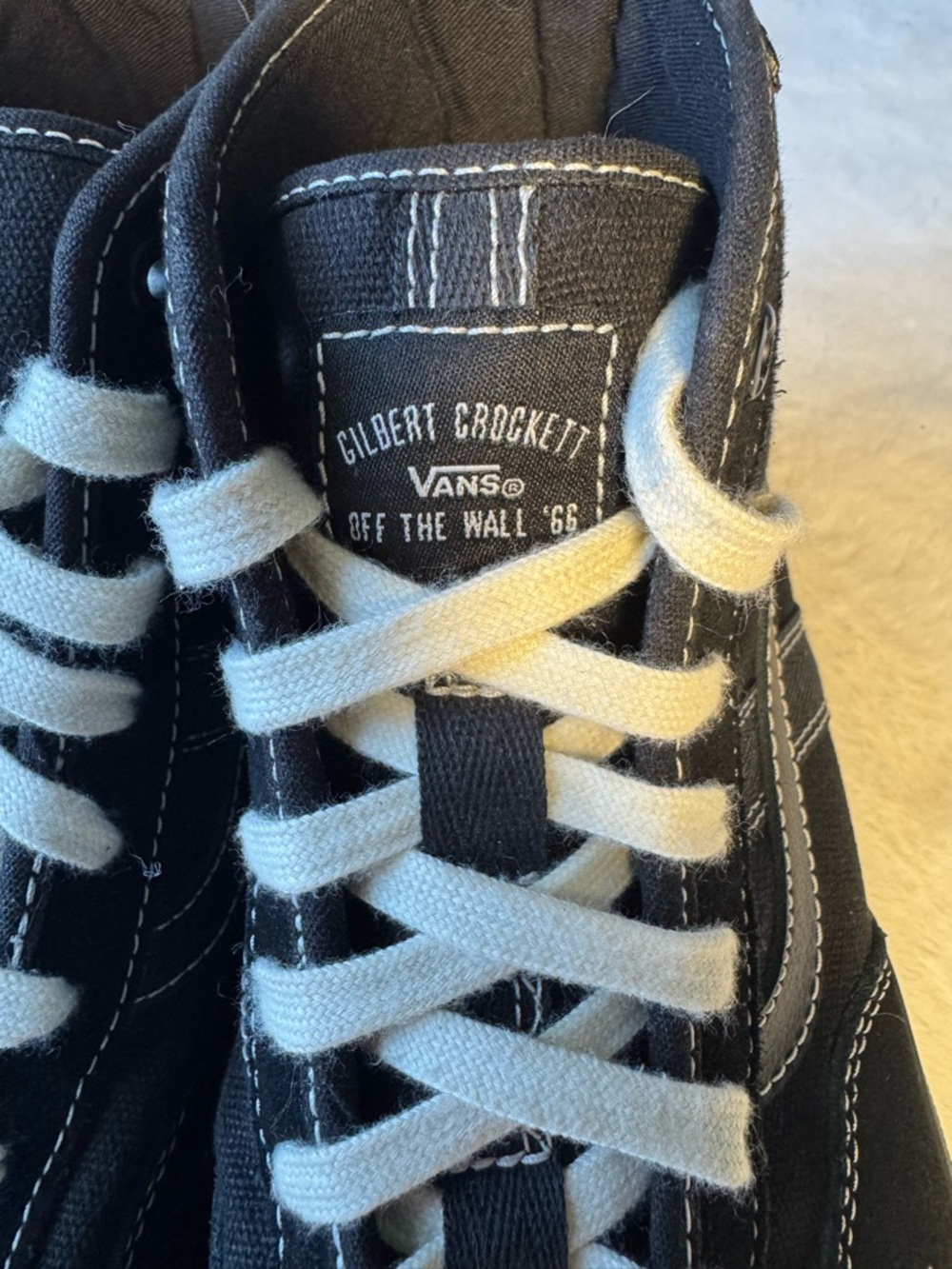 Vans Gilbert Crockett Black High-Top Skate Sneakers Size 9.5 - Picture 5 of 10